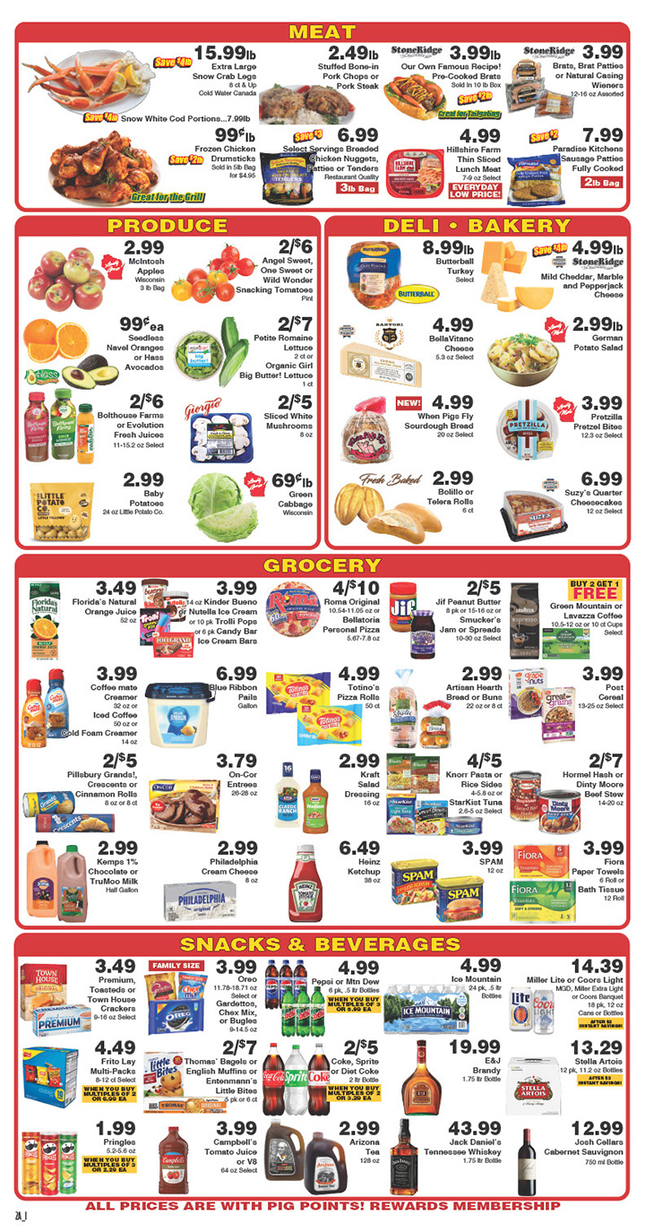 StoneRidge Piggly Wiggly weekly ads page 2 - Click or tap page 1 to download pdf flyer